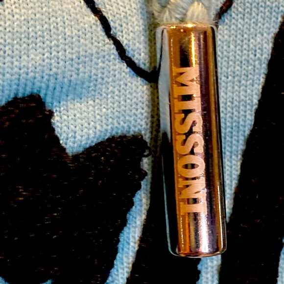 NWT Missoni Aquamarine Embroidered Medallion Logo Hoodie - Sz S - Picture 9 of 9